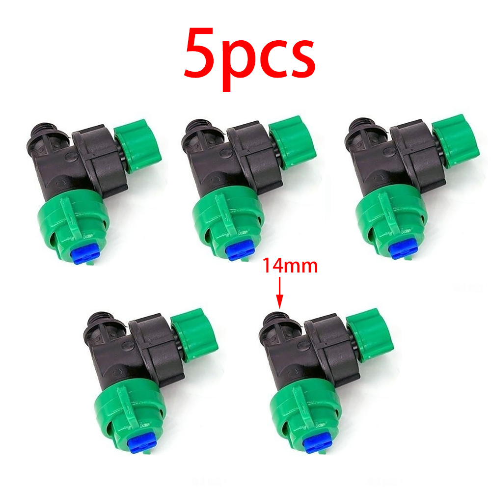 Plastic Pipe Clip - 5 個のスプレーチューブ継手パイプクランプ、滴下防止庭の水やり、農業噴霧器ノズルツール植物保護機
