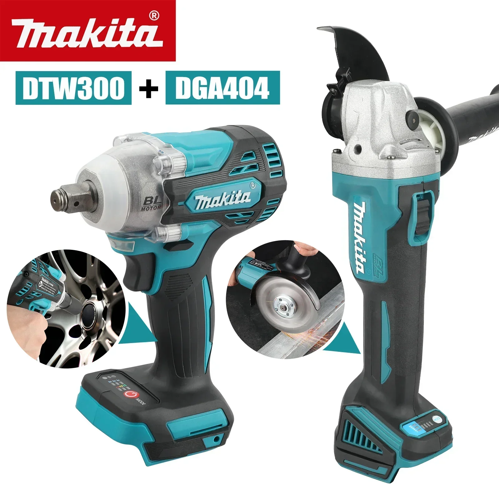 マキタ DTW300 または DGA404 コンボ：18V、 - Makita Drill Dtw300 のレビューと価格
