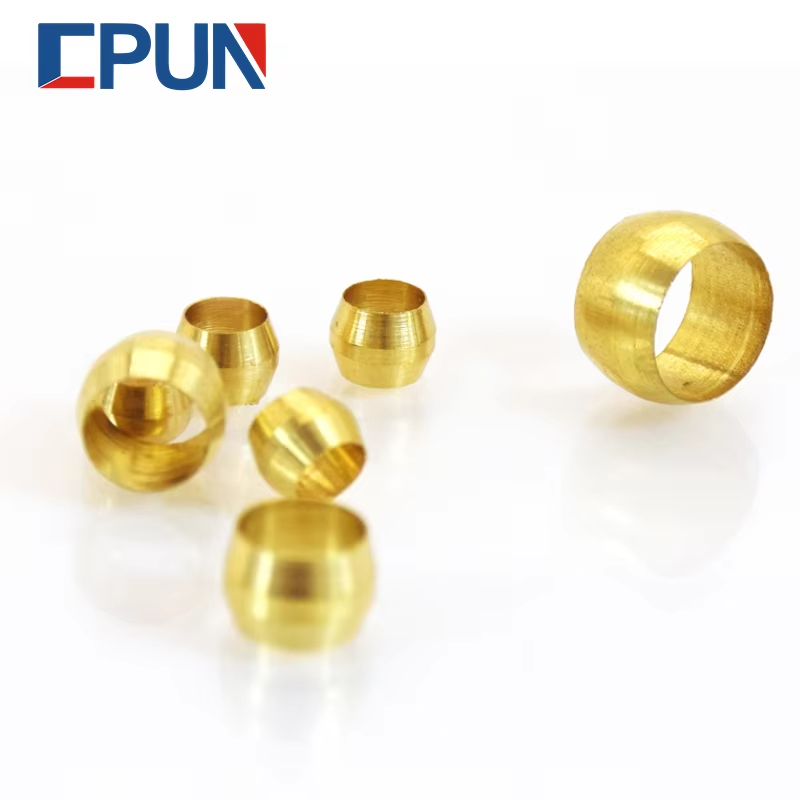 10pc 真鍮ダブルテーパーフェルール 4 6 8 ミリメー - Compression Fitting Brass のレビューと価格