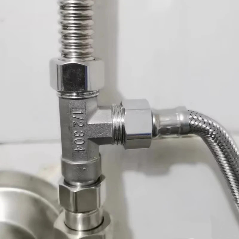 ステンレス鋼 T アダプター G1/2 インチ T バルブ分 - Shower Valve Cartridge のレビューと価格